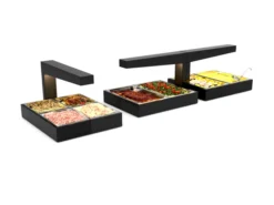 Halogènes chauffant en céramiques - bras pliant - 600W - base en verre - SAYL