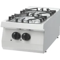Heavy Duty Cuisinière - 2 Brûleurs - Simple - Prof. 70 cm - 15 kW - Gaz - Maxima