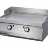 Heavy Duty Plaque de Gril - Lisse - Double - Prof. 70 cm - Gaz - Maxima