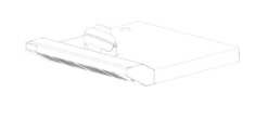 Hotte avec Système Aspiration Intégré pour Fours TS 6L et TR 4/44/4H - Resto Italia