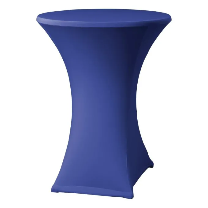 Housse de Table Extensible Samba Bleue D2 pour Mange-Debout