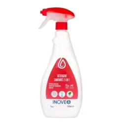 Inoveo Détergent Sanitaires 5en1 ecocert Flacon de 750ml - Lot de 36 - Pollet Sa