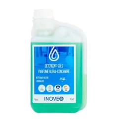 Inoveo détergent sol parfume ultra concentré ecolabel flacon de 1L - Lot de 4 Colis de 6 - Pollet Sa
