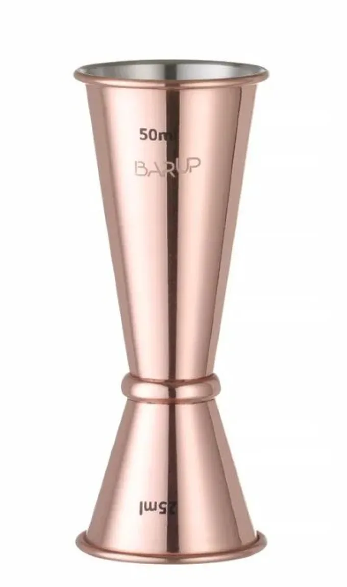 Jigger BarUp Inox Cuivré - 30/50 ml - Ø45x(H)114 - Hendi