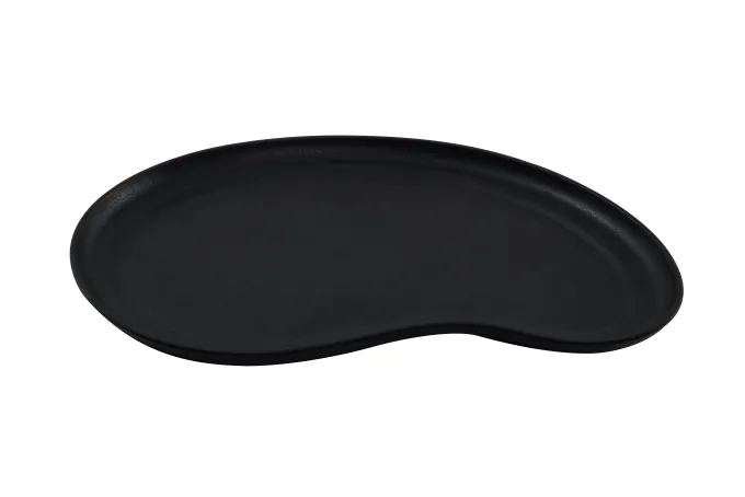KAROLA grande assiette noire - 12 unités - Betik