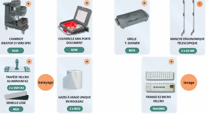 Kit Balayage + Nettoyage par Pré-Impregnation - Guialto