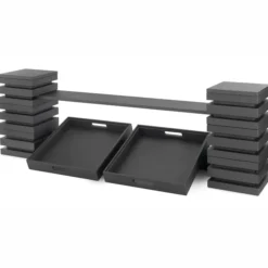 Kit Présentoir Buffet Cubic® 2 Niveaux avec 2 Plateaux 40 x 40 cm - Pujadas