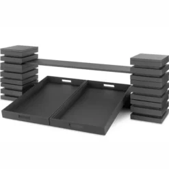 Kit Présentoir Buffet Cubic® 2 Niveaux avec 2 Plateaux 60 x 40 cm - Pujadas