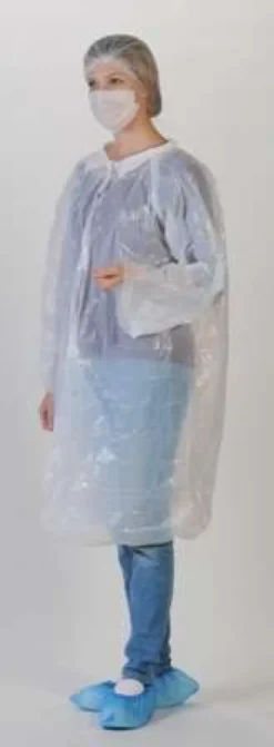 Kit Visiteur avec Blouse - Lot de 2 Colis de 100 - Mediprotec Promosac