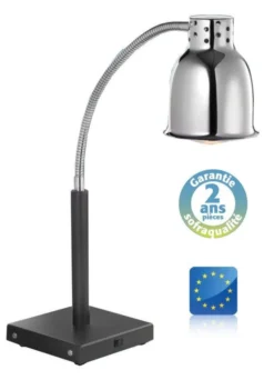 Lampe chauffante sur pied - Noir - 250 W - Sofraca