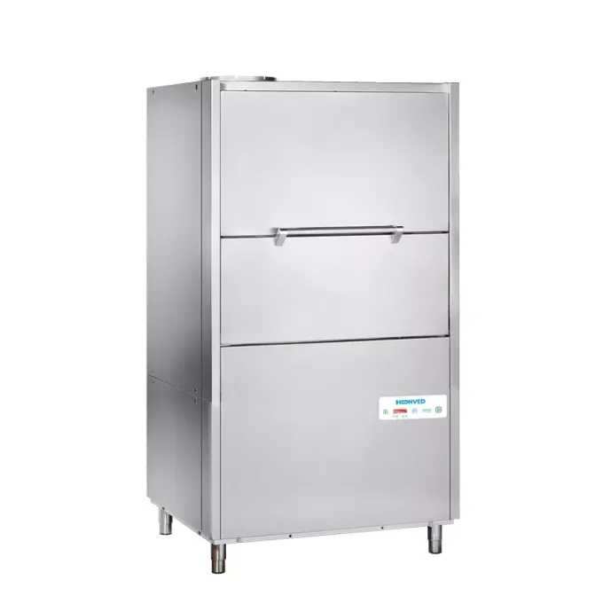 Lave-Batterie Panier 810x700 avec Break Tank - Hauteur Passage 670 mm - Hoonved