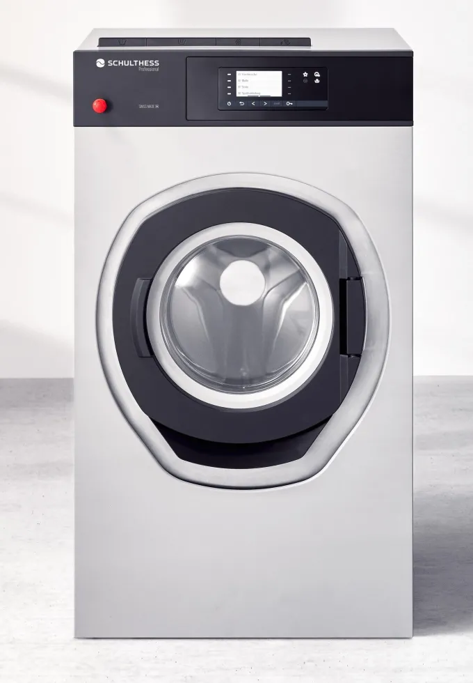 Lave-linge industriel electrique à cuve suspendue 9kg - Schultess