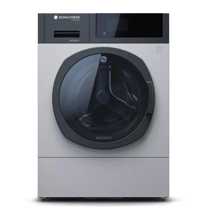 Lave-Linge Professionnel 8 Kg Gris Mat Pompe 400 V - Schulthess