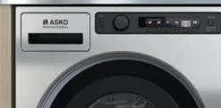 Lave-linge professionnel Titane 9 kg - pompe de vidange - Asko