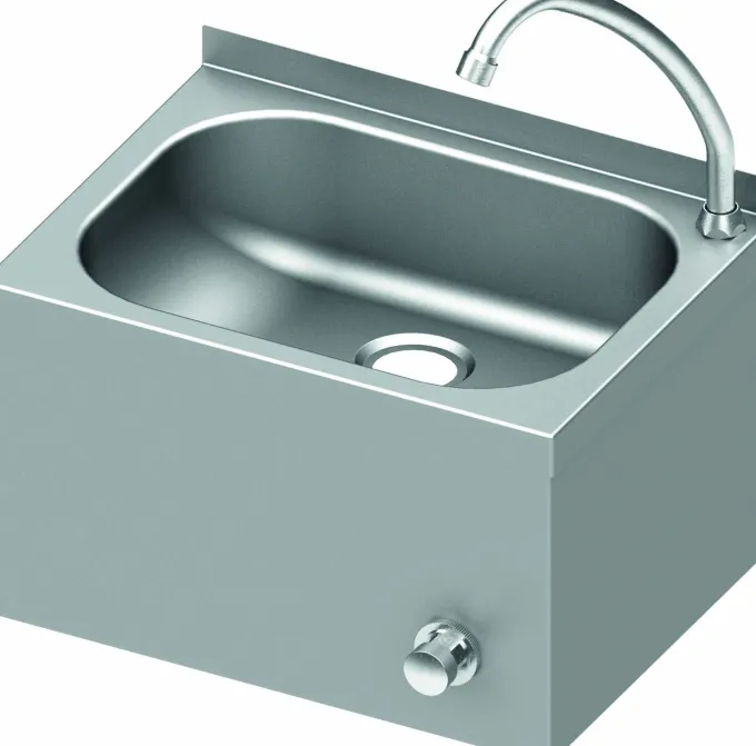 Lave Main Inox Avec Commande Genou - Hauteur 240 mm - Stalgast