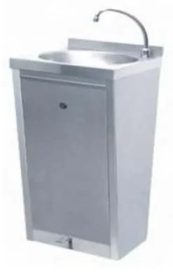 Lave Mains Inox sur Pied à Pédales - 400x400 mm - By Pinha