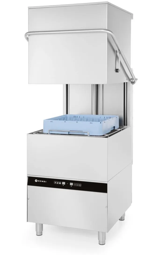 Lave-Vaisselle à Capot Gamme Kitchen Line Doseur Détergent et Pompe de Vidange - Hendi