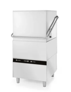 Lave-Vaisselle à Capot Gamme Kitchen Line Doseur Détergent et Pompe de Vidange - Hendi