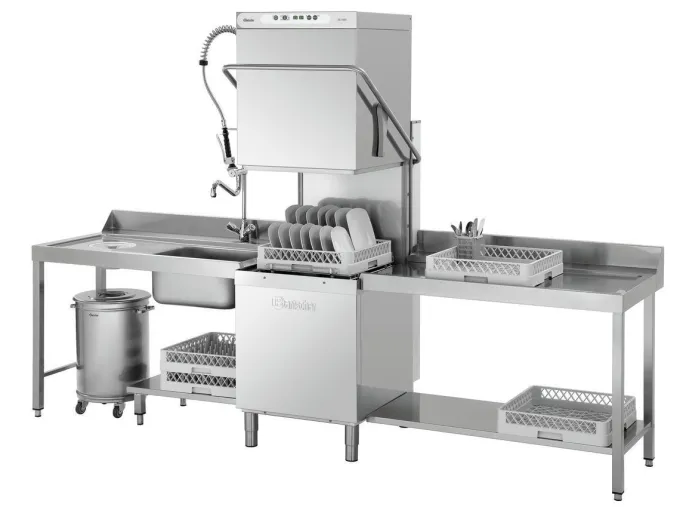 Lave-vaisselle professionnel à capot panier 500 x 500 mm - Bartscher