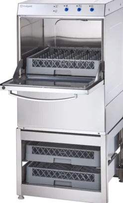 Lave Vaisselle Universel Inox avec Base et Doseur Détergent Panier 50 x 50 cm - Stalgast