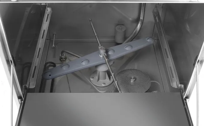 Lave-Vaisselle 500x500 Commande Electronique - Doseur Détergent et Pompe de Vidange - Hendi