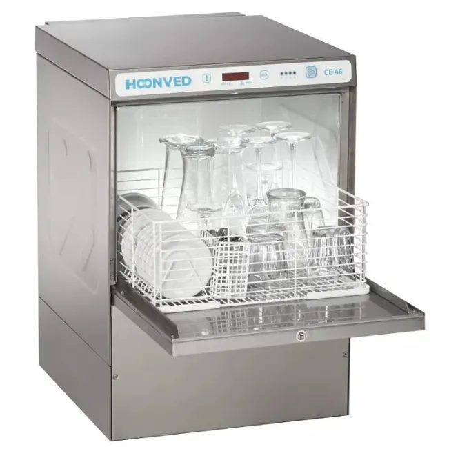 Lave-Verres 400x400 avec Adoucisseur et Pompe de Vidange - Hoonved