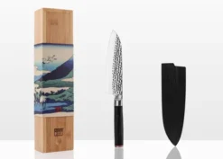 Le Set Asiatique Pro : 3 Couteaux, Planche à Découper, Fusil et Set d'Aiguisage - Kotai