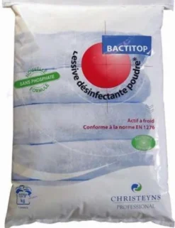 Lessive Poudre Linge Désinfectante - Lot de 2 Sacs de 15kg - Christeyns