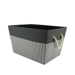 Lingère Rectangle Tissu Rayé 41.5X30 Lot de 24 - Créapak