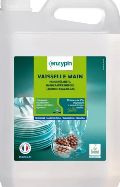 Liquide Vaisselle enzyPin - Lot de 8 Bidons de 5L - Action Pin
