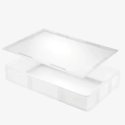 Lot bac à pâtons GN1/1 + couvercle - blanc - Gilac