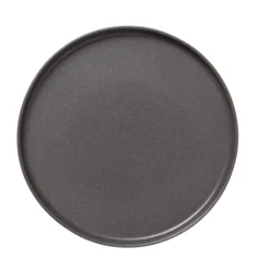 Lot de 4 assiettes en Grès Gris pierre H 30 mm Ø 330 mm - Was Germany