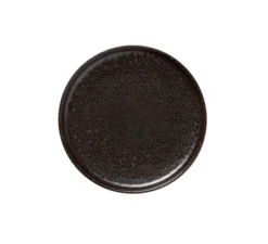 Lot de 6 assiettes en Grès Marron métallisé H 30 mm Ø 220 mm 1 - Was Germany