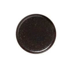 Lot de 6 assiettes Marron métallisé H 25 mm Ø 175 mm - Was Germany