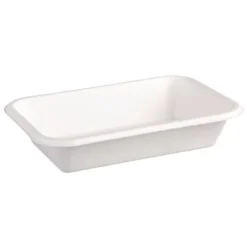 Lot de 50 barquettes en Bagasse Compostable - Fiesta Green - DW347