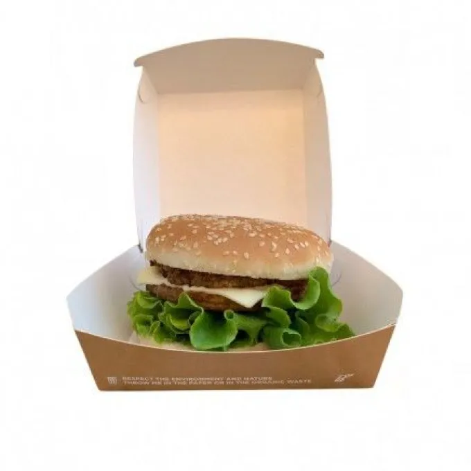 Lot de 50 Boites Bio à Hamburger - SDG