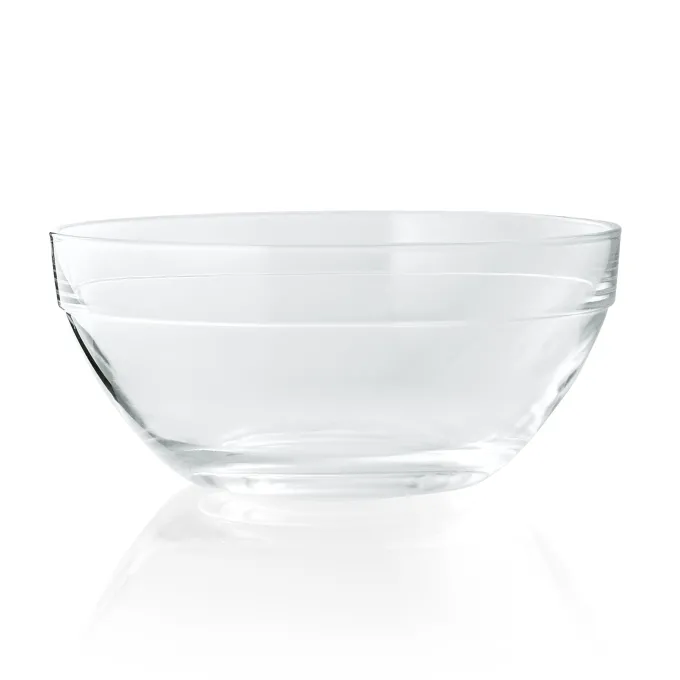 Lot de 3 Bols en Verre trempé 1,1 L H 80 mm Ø 170 mm - Was Germany
