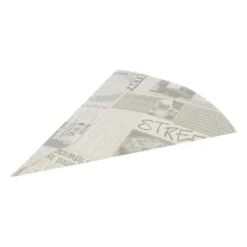 Lot de 1000 Cornets à Frites en Papier Recyclable et Biodégradable