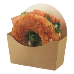 Lot de 1000 Etuis à Bagel Kraft Compostable - Colpac