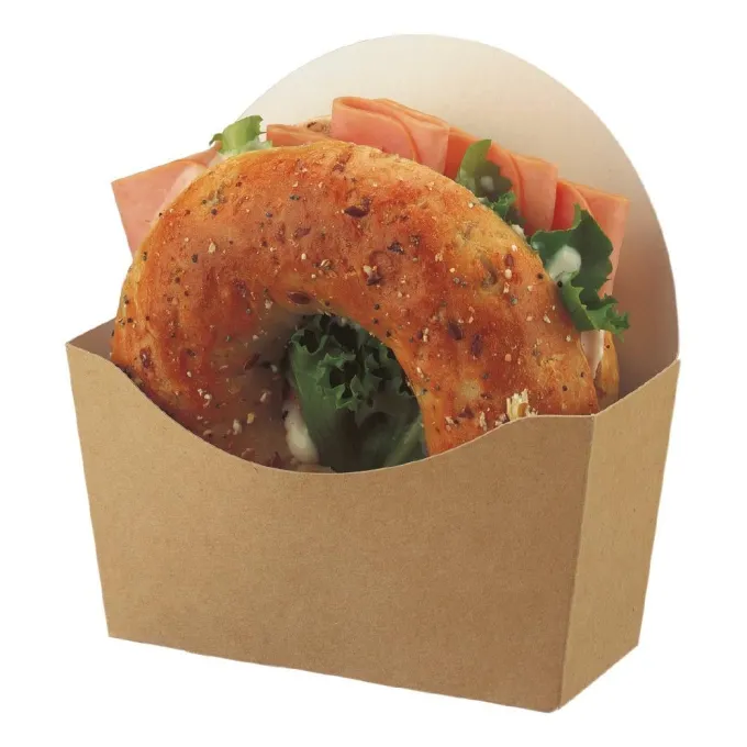 Lot de 1000 Etuis à Bagel Kraft Compostable - Colpac