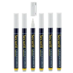 Lot de 7 Feutres-craie à encre liquide coloré - Taille de mine 1-2mm - Securit
