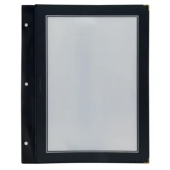 Lot de 5 inserts double-face pour Carte Menus A4 gamme Wood (1 insert = 2 vues) - Securit