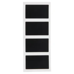 Lot de 8 mini ardoises auto-adhésives - Forme rectangulaire - Securit