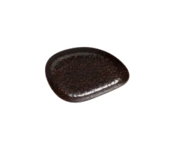 Lot de 6 Mini bol en Grès Marron métallisé L 147 mm l 93 mm H 20 mm - Was Germany