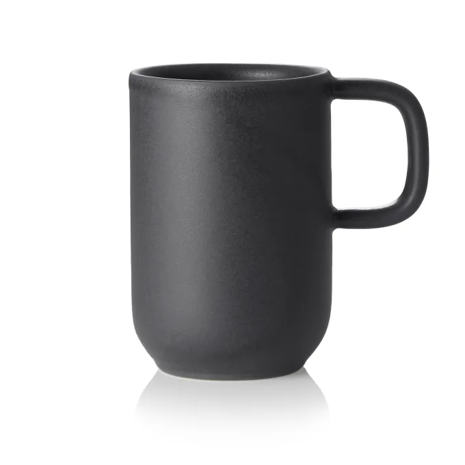 Lot de 6 Mugs en Grès 0,37 L Minuit H 110 mm Ø 75 mm - Was Germany