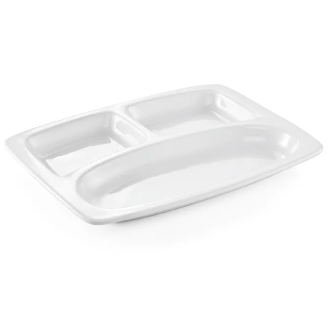 Lot de 3 Plateaux à compartiments en Porcelaine L 310 mm - Was Germany