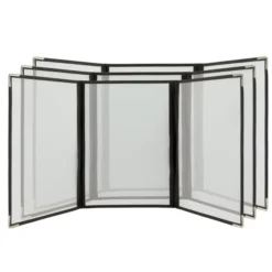 Lot de 3 Protèges-menu triple A4 Crystal transparent (présente 6 pages A4) - Securit