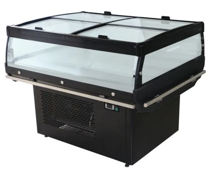 Îlot de Refroidissement avec Couvercle en Verre - 190 LTR - Combisteel