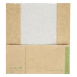 Lot de 500 Sachets Panini Kraft Compostables - Vegware