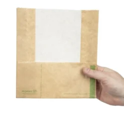 Lot de 500 Sachets Panini Kraft Compostables - Vegware